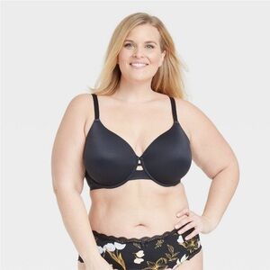 Women's Back Smoothing Bra - Auden™ Black 𝟒𝟐𝐃𝐃𝐃